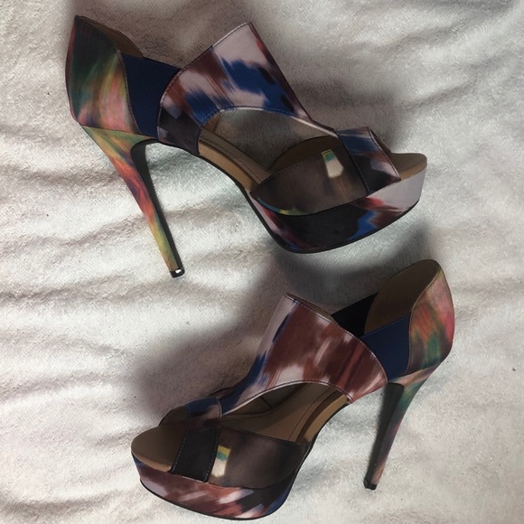 Multicolor heel sandals Anne Michelle Assassin 8 - Picture 8 of 8